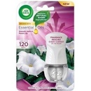Air Wick Essential Oils Smooth Satin & Moon Lily Jemný satén a měsíční lilie elektrický osvěžovač vzduchu komplet 19 ml