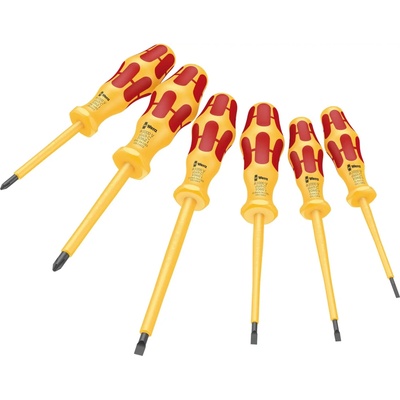 Wera 051575 Elektrikářské šroubováky Kraftform 1060 i/1062 i/6 VDE (Sada 6 dílů) – Zboží Dáma