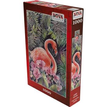 Nova Puzzle Пъзел Nova puzzle от 1000 части - Фламинго (41097)