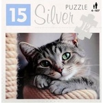 McQ by Alexander McQueen Alexander Silver Puzzle Cat 12 pieces