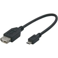 Logo KVU4101N0L USB (2.0), USB micro male- USB A female, 0,2m, černý