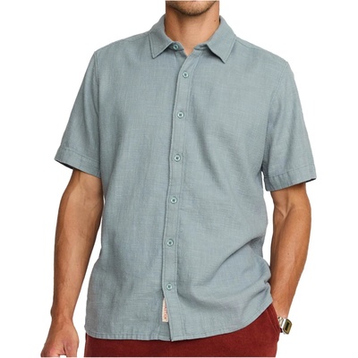 Revolution Мъжка риза с копчета Revolution Short-Sleeved Shirt - Blue - размер M (033-3271-0112)