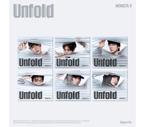 Monsta X - Unfold (Digipack Version) CD