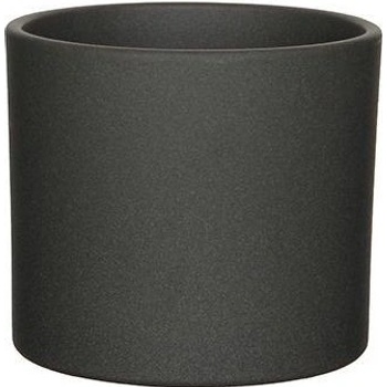 Mica Decorations Keramický květináč Palu 17 cm, tmavě šedý