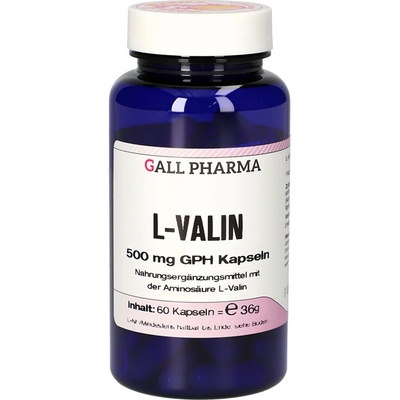 Gall Pharma L-Валин 500 mg 60 капсули | Gall Pharma (03403 (2344643) GP)