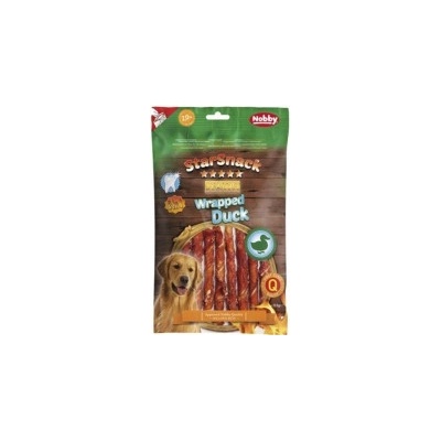 Nobby Buvolí tyčky bílé s kachním Nobby 113 g