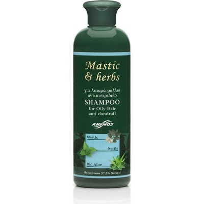 Anemos Chios šampón proti lupinám pre mastné vlasy s mastichou 300 ml
