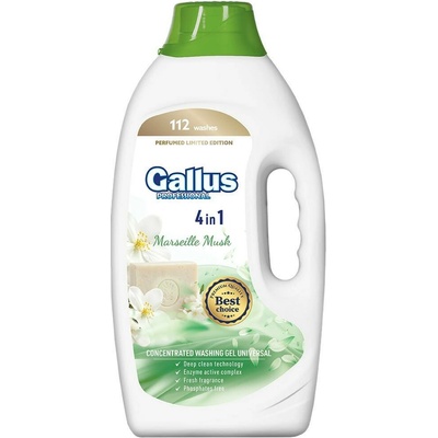 Gallus prací gel 4v1 Marseille Musk Universal 4,05 l 112 PD