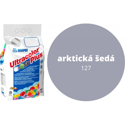 Škárovacia hmota Mapei Ultracolor Plus arktická šedá 5 kg CG2WA MAPU127