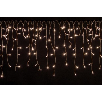 LUMA LED Vianočný svetelný dážď 210 LED 5m napájací kábel 5m teplá biela s časovačom