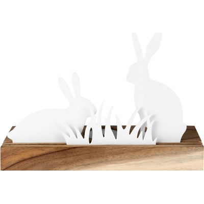 räder Svícen Rabbit Meadow, přírodní barva, dřevo, porcelán – Zboží Dáma