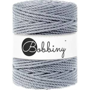 Bobbiny 3PLY Macramé Rope 5 mm 100 m Steel юта (TX-E019)