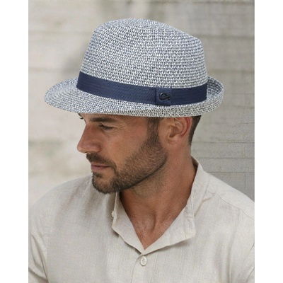 Götmann Trilby s černou stuhou GT-Onyx-22-177-50 modrý