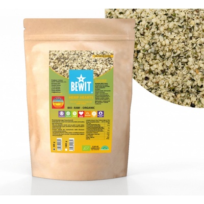 Bewit Bio konopná semínka loupaná 1 kg
