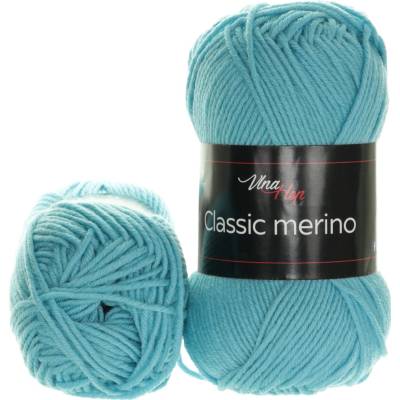 Vlna Hep Classic merino 61241 modrá