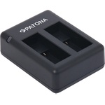 Patona Зарядно за батерия GoPro Hero 9, MicroUSB, двоен (9885) Зарядно за батерии