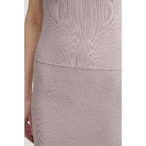 Calvin Klein асиметрична рокля от памук с еластан (LV044F214G) - answear - 123,20 лв