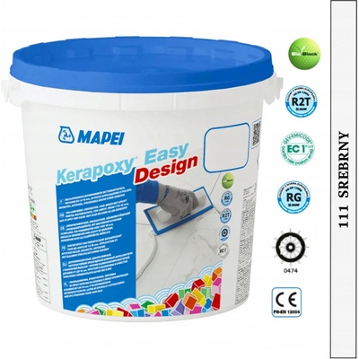 Mapei Kerapoxy Easy Design 3 kg stříbrná