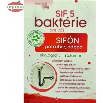 SIF 5 baktérie pre Váš sifón, potrubie, odpad 100 g