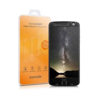 Image 1 of kwmobile Закалено защитно стъкло за Lenovo Moto Z - прозрачен