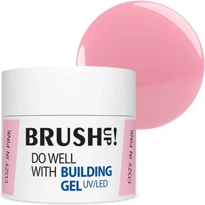 Brushup stavebný Uv Led gél Do Well with cozy in pink 12 g