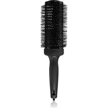 Olivia Garden Black Label Speed Wavy Bristles кръгла четка за коса за по-бързо оформяне на прическата със сешоар ø 55 mm