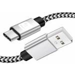 Techly USB 2.0 Type-C to Type-A Cable 1m 3A Fast Charging in Braid