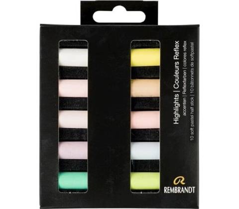 Rembrandt suché pastely 10 ks