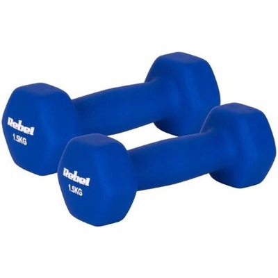Rebel Neoprénové činky 2 x 1,5 kg 2 ks