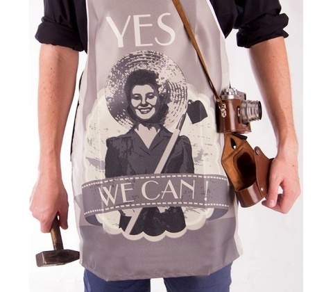 Retro zástera Yes We Can