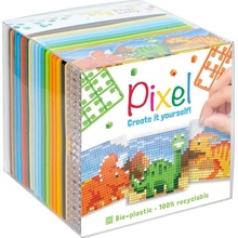 Pixelhobby Sada Pixel kostka dinosauři 3ks 1 sada