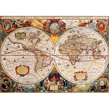 Image 1 of Bluebird Puzzle - Puzzle Antique World Map - 1 000 piese