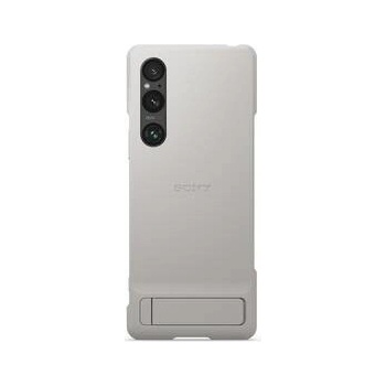 Pouzdro Sony Stand Cover Xperia 1 V 5G, šedé XQZCBDQH.ROW