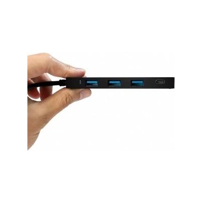 LogiLink USB 3.2 Gen1 Hub, 3+1 port, USB-C, ultra slim
