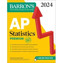 AP Statistics Premium, 2024: 9 Practice Tests + Comprehensive Review + Online Practice Sternstein MartinPaperback