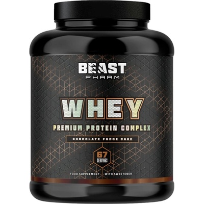 Beast Pharm Whey | Premium Protein Complex [2000 грама] Шоколадов фъдж