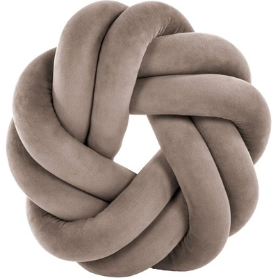 Tiseco Home Studio Декоративна възглавница ø 30 cm Knot - Tiseco Home Studio (3550TAUPE)