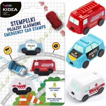 Kidea pečiatky 3ks záchranné vozidlá