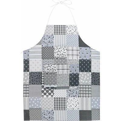 BELLATEX Zástěra Adéla 67 × 84 cm 7750/241 patchwork šedý