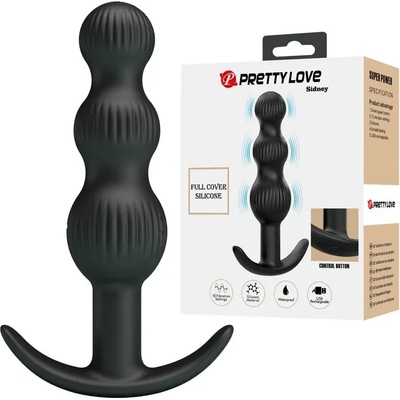 Анален вибратор с три релефни топчета, 10, 9см. - Pretty Love Sidney (DEBRA01871)