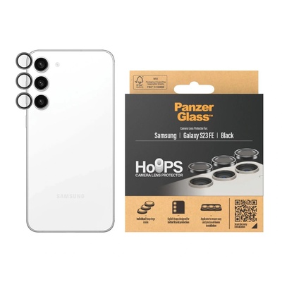 Panzerglass Стъклен протектор за камера PanzerGlass за Samsung Galaxy S23 FE, Hoops, Черен (0460)