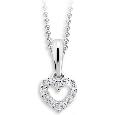 Cutie Diamonds zlatý přívěšek srdce C2157 ND2157 40 D X 2