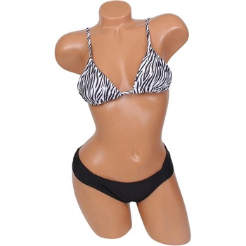 Дамски бански с животински принт и черно