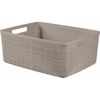 Curver Jute M košík 12 l taupe