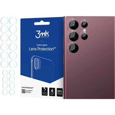 3mk Protection Протектор за Камера Samsung S22 Ultra, 3MK Flexy Cam Glass, Прозрачен (5903108456142)