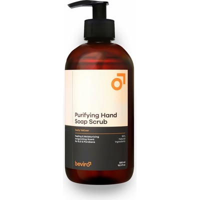 Beviro Purifying Hand Soap Scrub Zesty Vetiver 500 ml