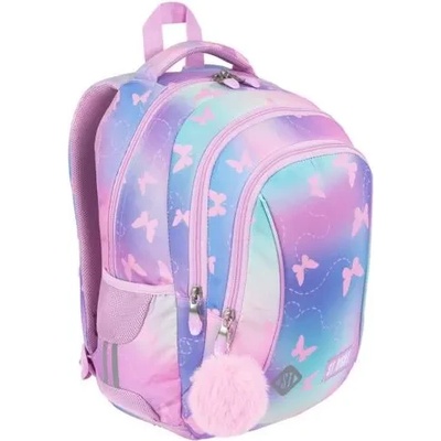 St. Majewski St. Right Pink Butterflies ученическа раница