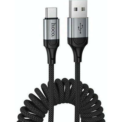 Hoco X121 Nuevo Nabíjací USB-A na Type-C s opletením černý
