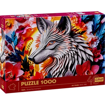Trefl Пъзел Trefl от 1000 части - 3D Вълк (40041)