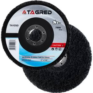 Tagred Нетъкан абразивен диск 125x22mm, черен, твърд TA1050 (TA1050)